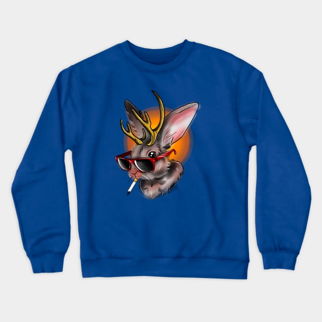 Hipsterlope Crewneck Sweatshirt by InkyMcStapleface